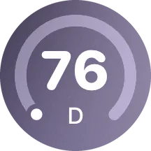 Circular Lock Screen widget: 76 days